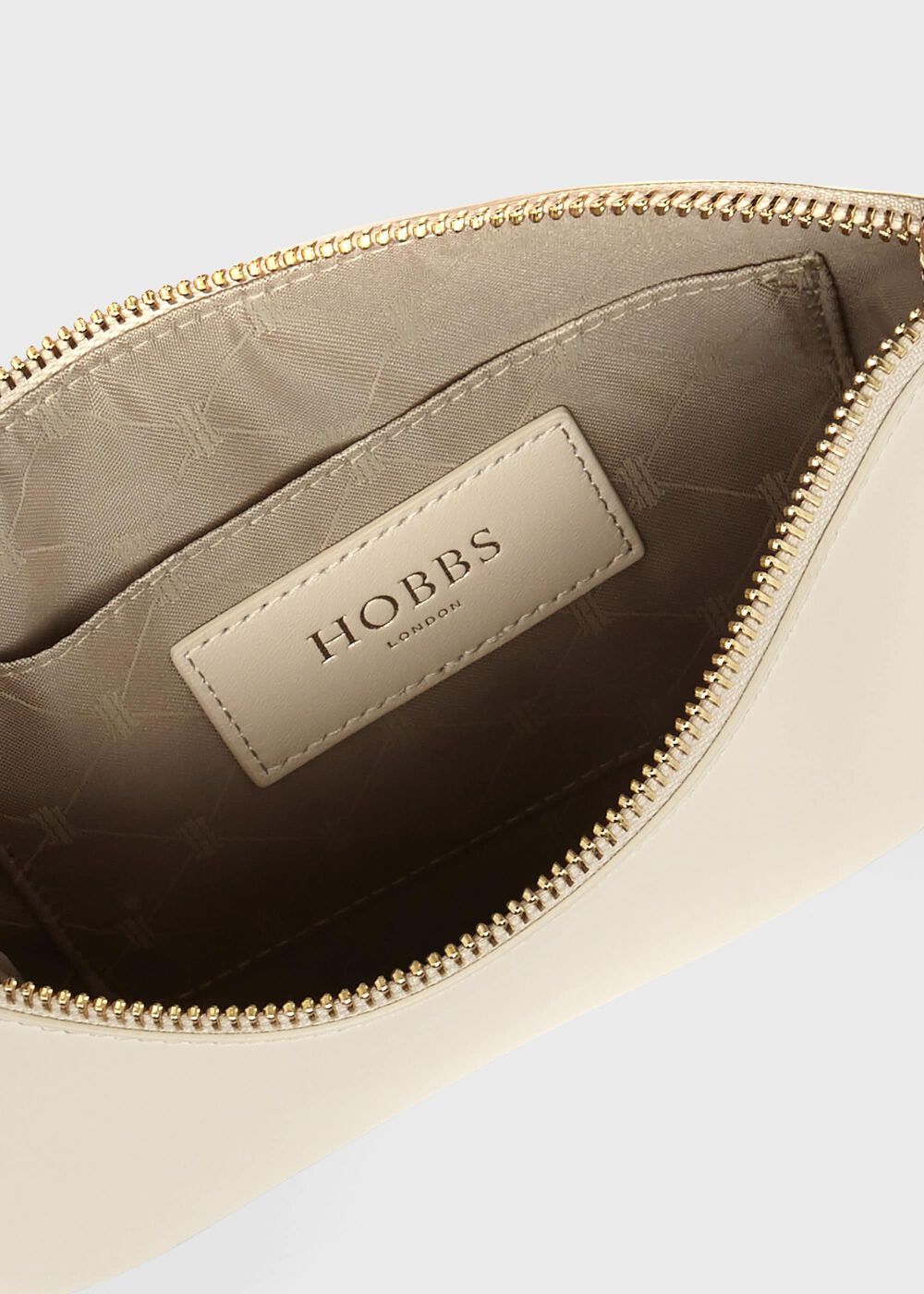 Chelsea Leather Wristlet, Ice White, hi-res