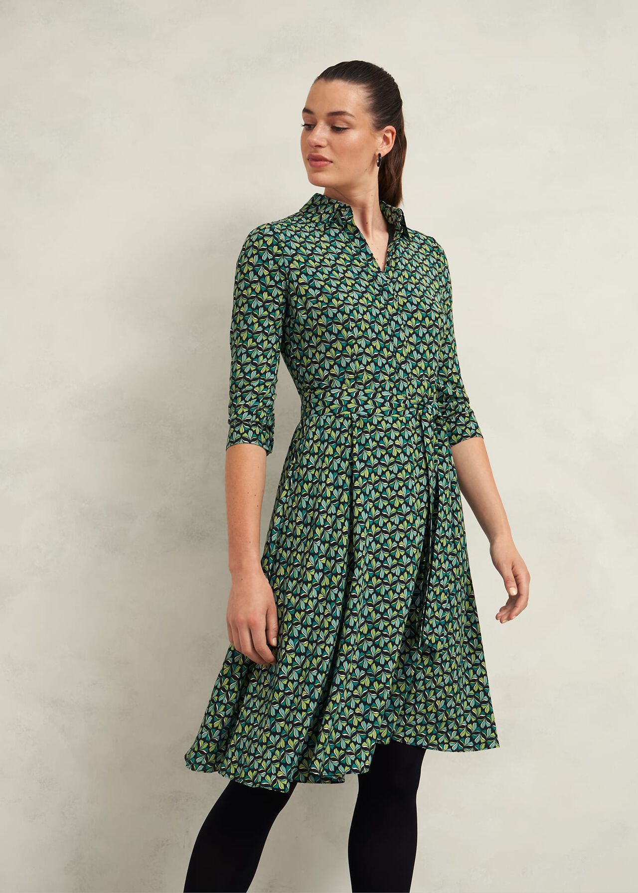 Petite Alex Dress, Green Multi, hi-res