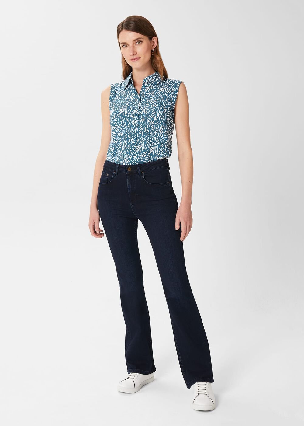 Esme Top, Green White, hi-res