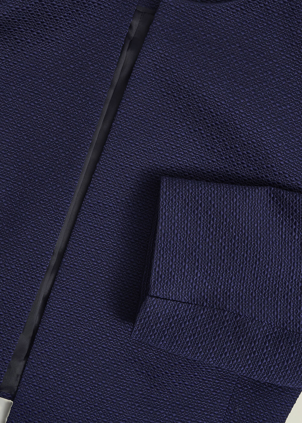 Elize Textured Jacket, Midnight Navy, hi-res