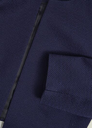 Elize Textured Jacket, Midnight Navy, hi-res