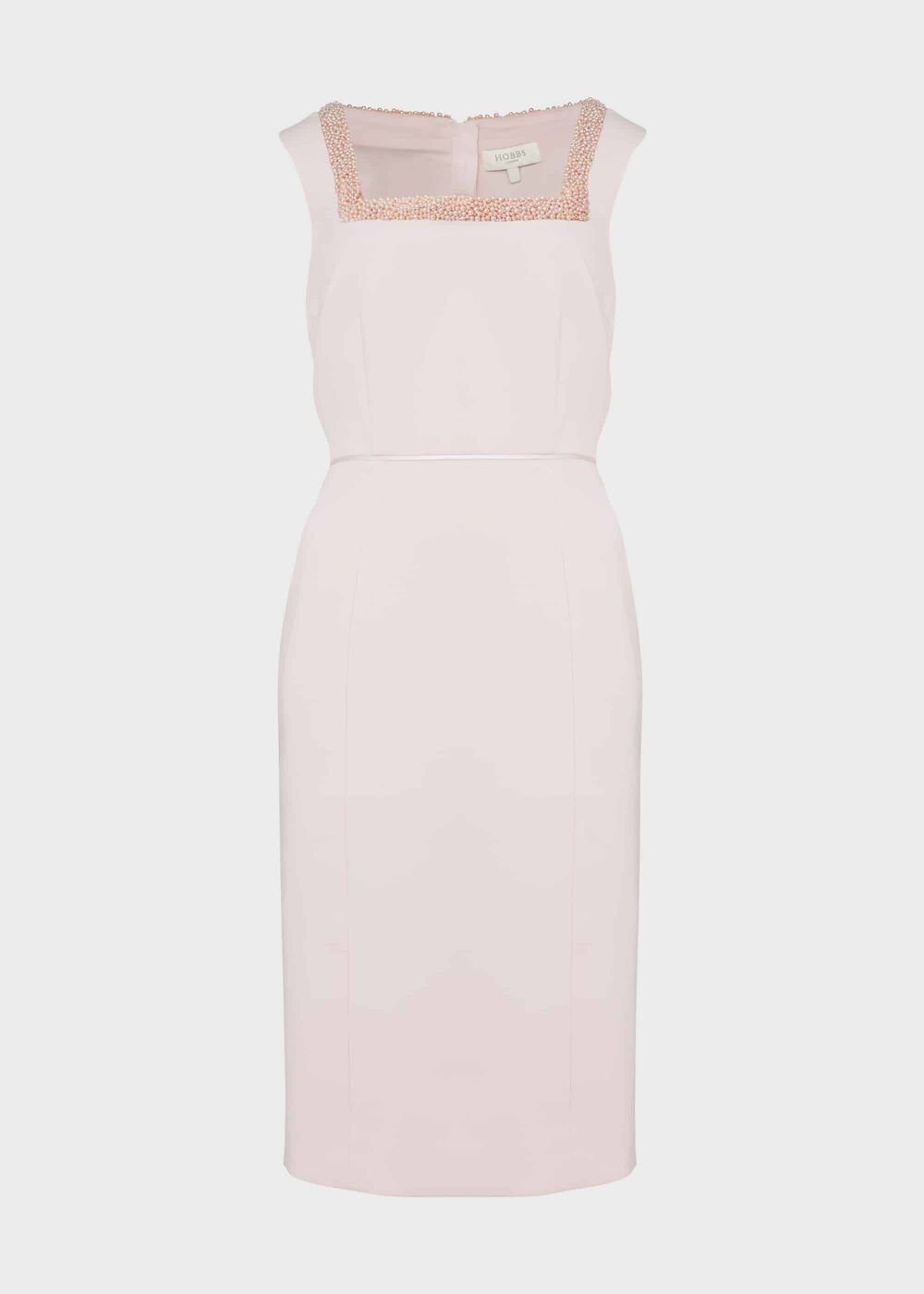 Miranda Shift Beaded Dress, Pink, hi-res