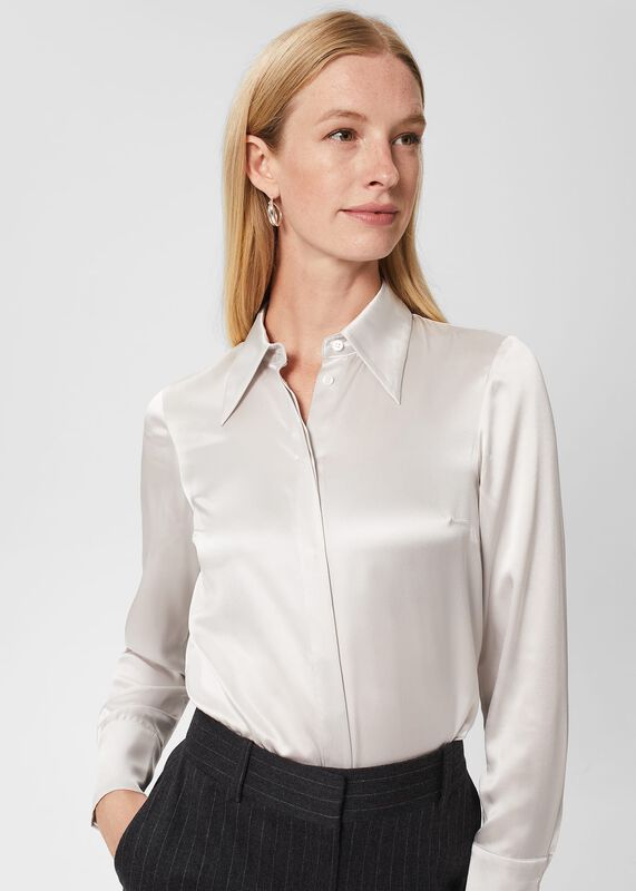 Eva Silk Fitted Shirt