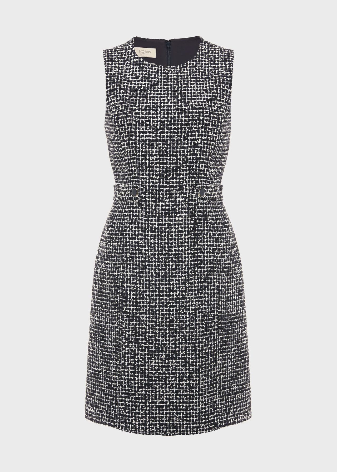 Gina Dress, Navy Ivory, hi-res