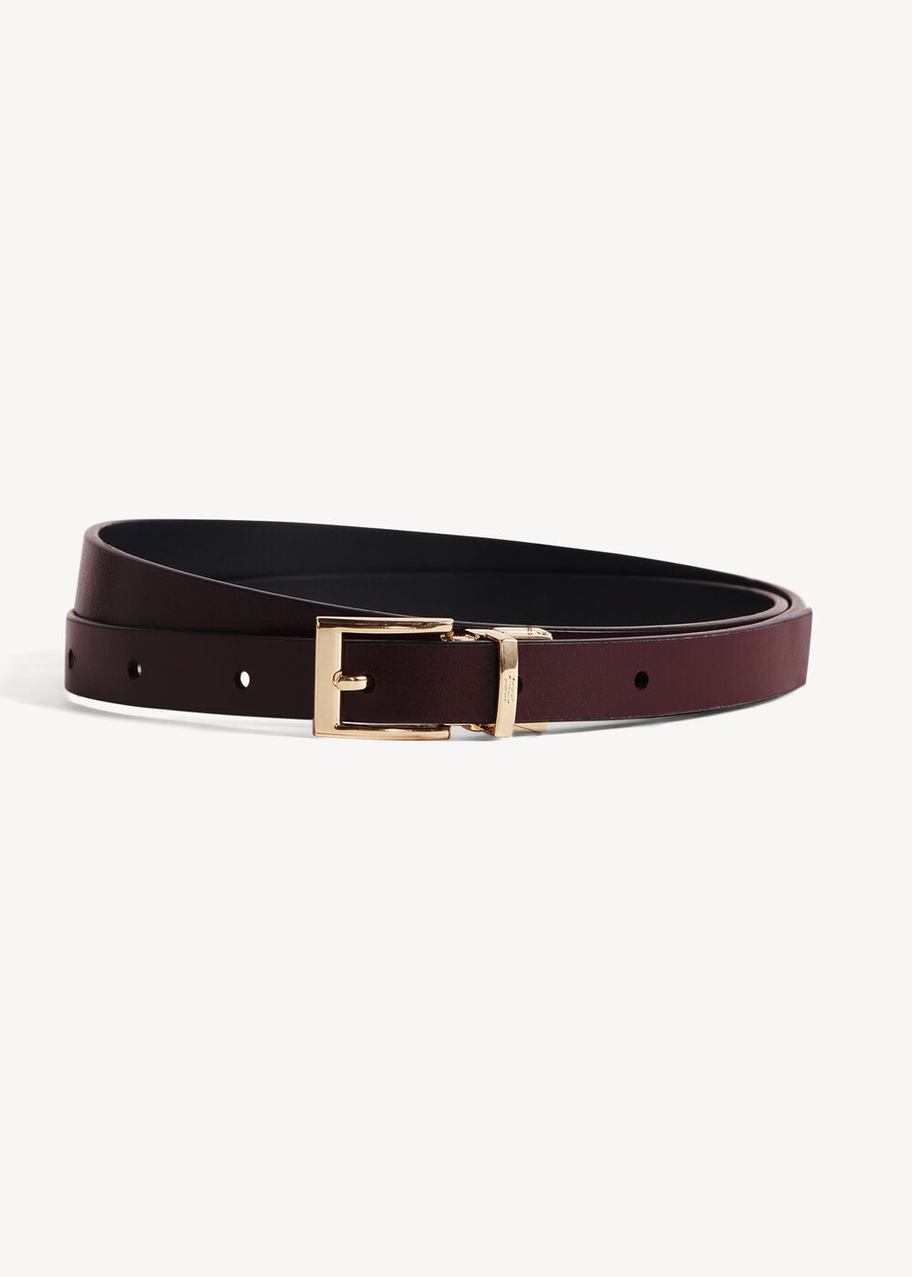 Pauline Skinny Leather Belt