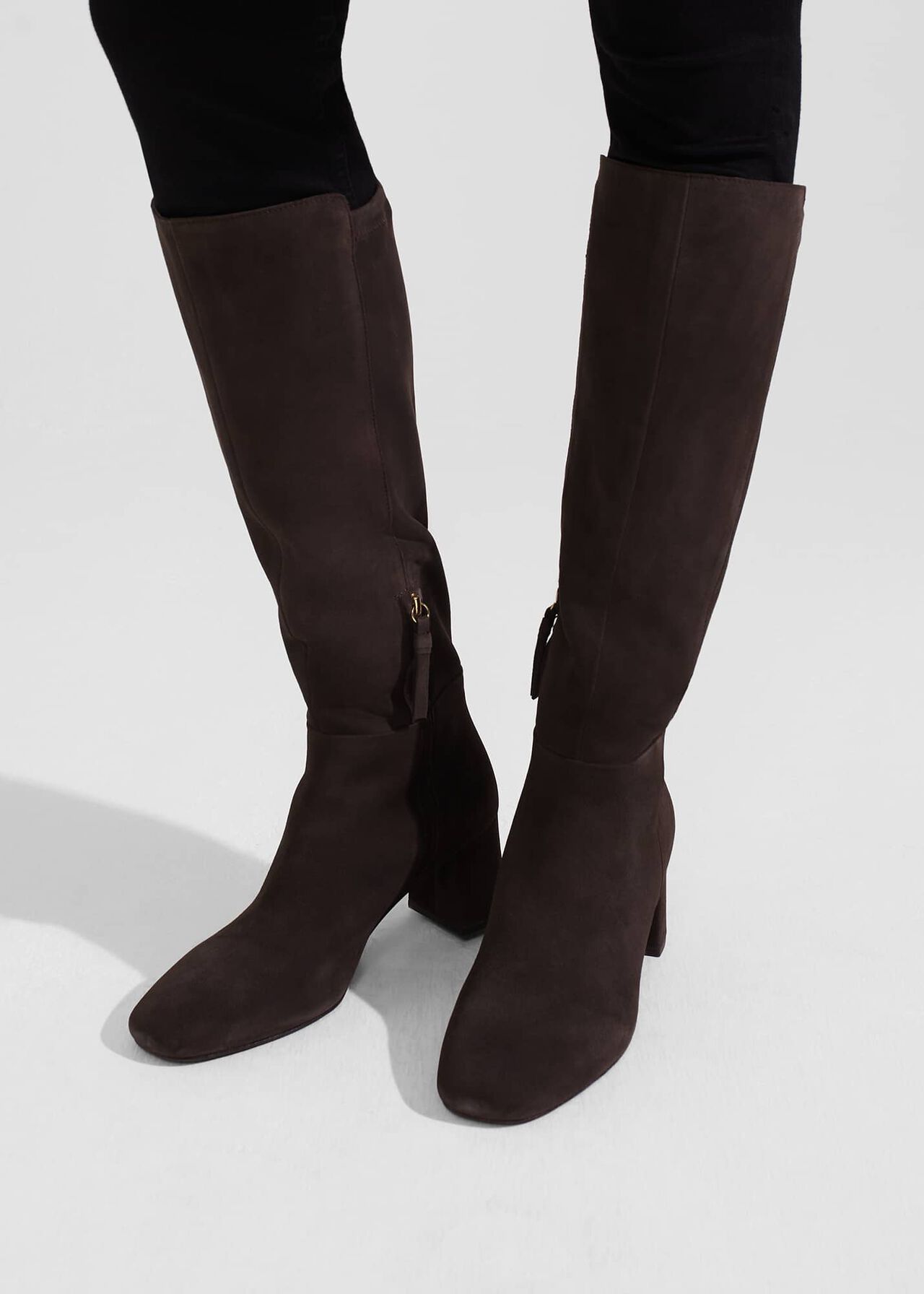 Imogen Stretch Boots, Dark Brown, hi-res
