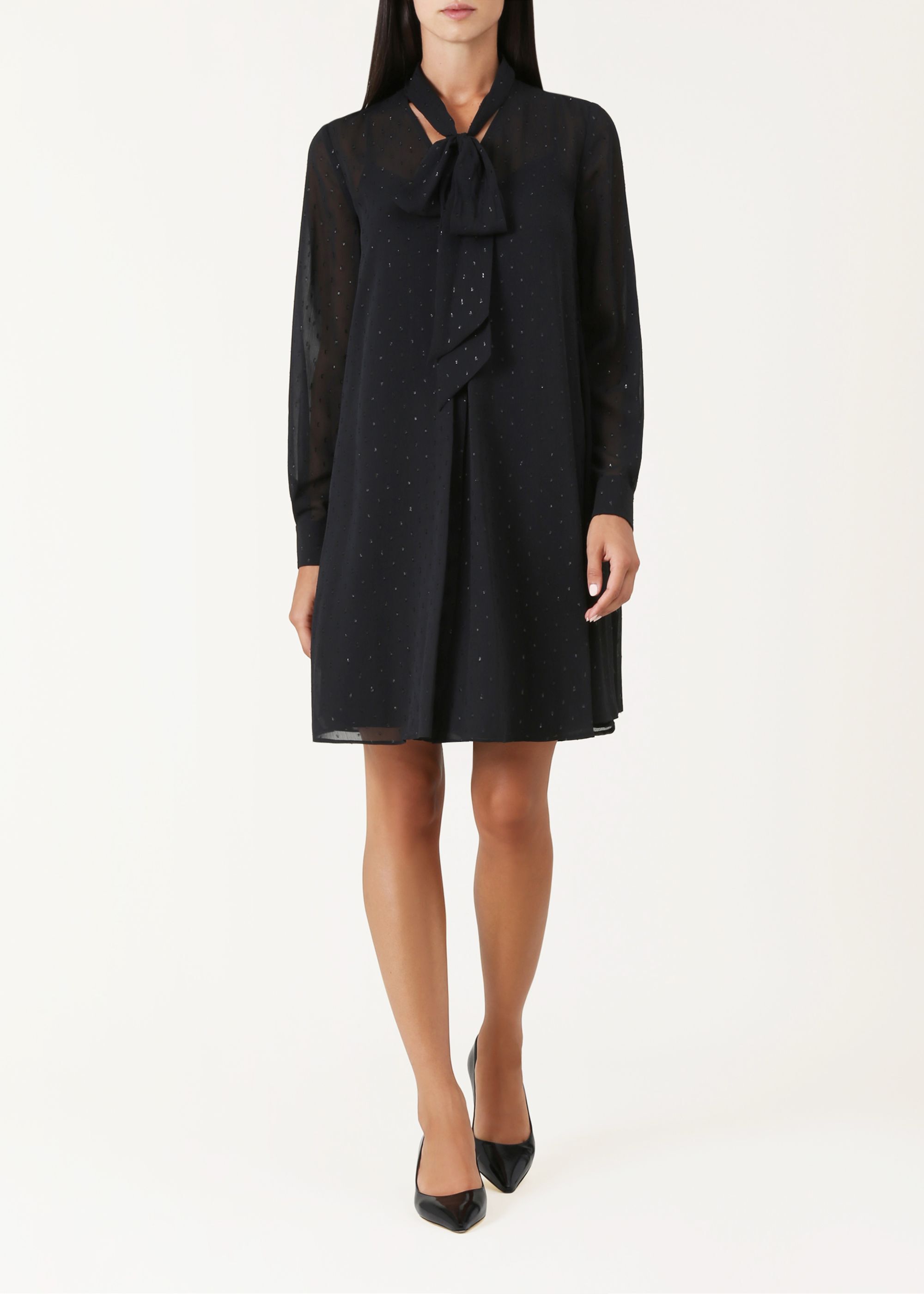 lauren ralph lauren silk stretch cotton dress