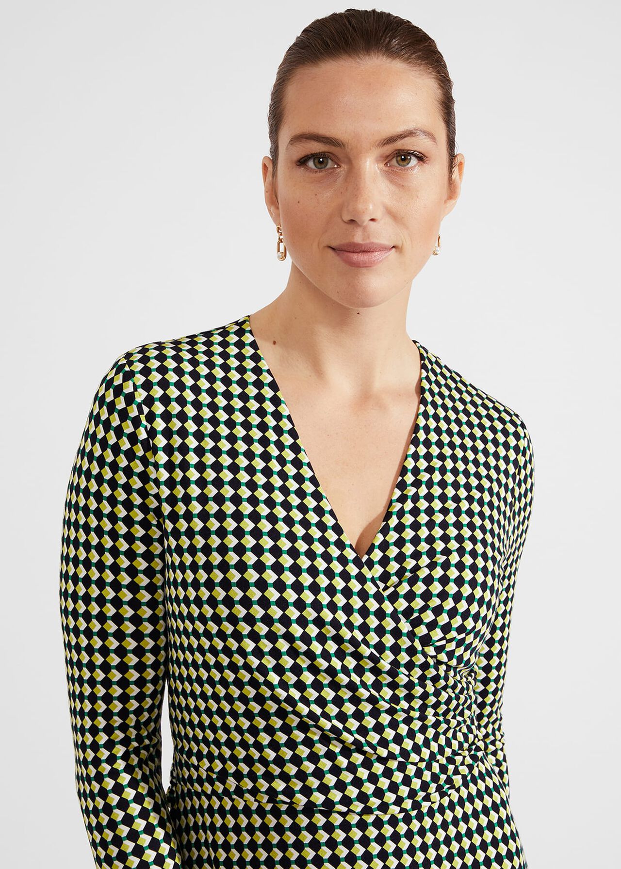 Dina Wrap Jersey Dress