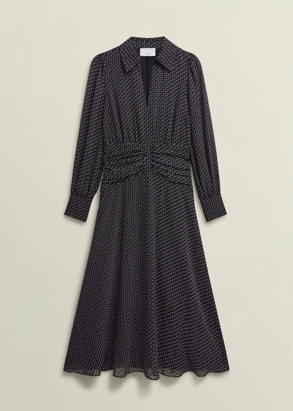 Longstock Dress, Black Ivory, hi-res