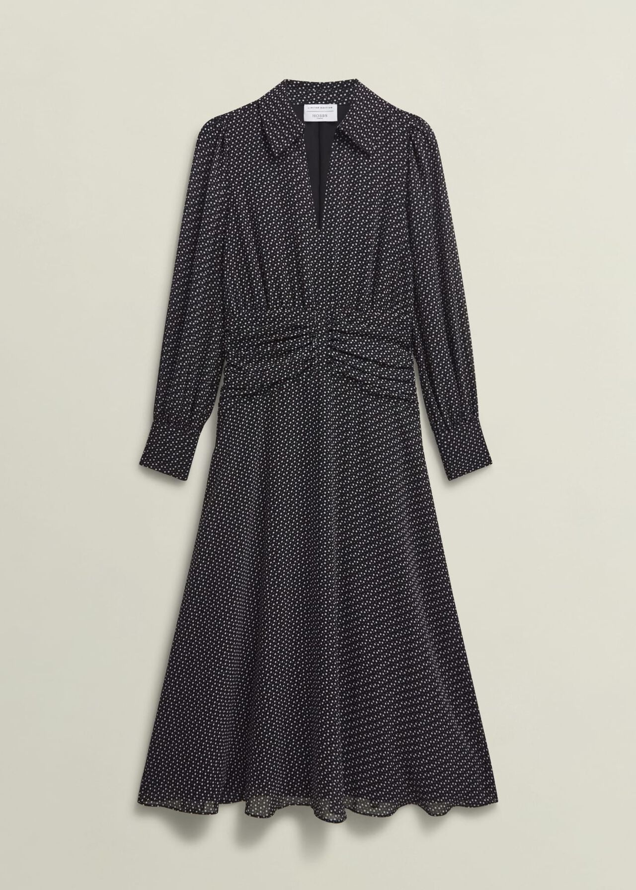 Longstock Dress, Black Ivory, hi-res