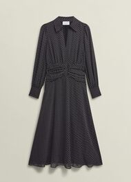 Longstock Dress, Black Ivory, hi-res