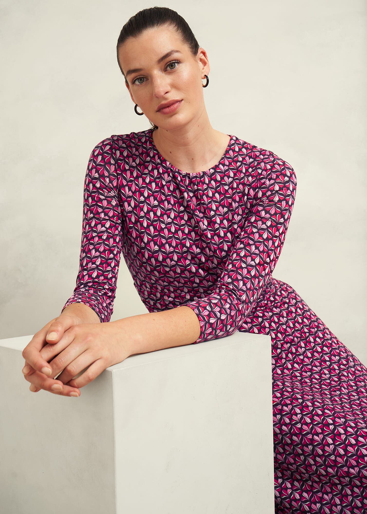 Petite Bayview Jersey Dress | Hobbs US |