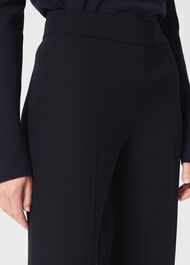 Abigail Wide Trousers, Navy, hi-res