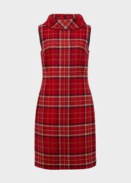 Mila Wool Dress, Red Multi, hi-res