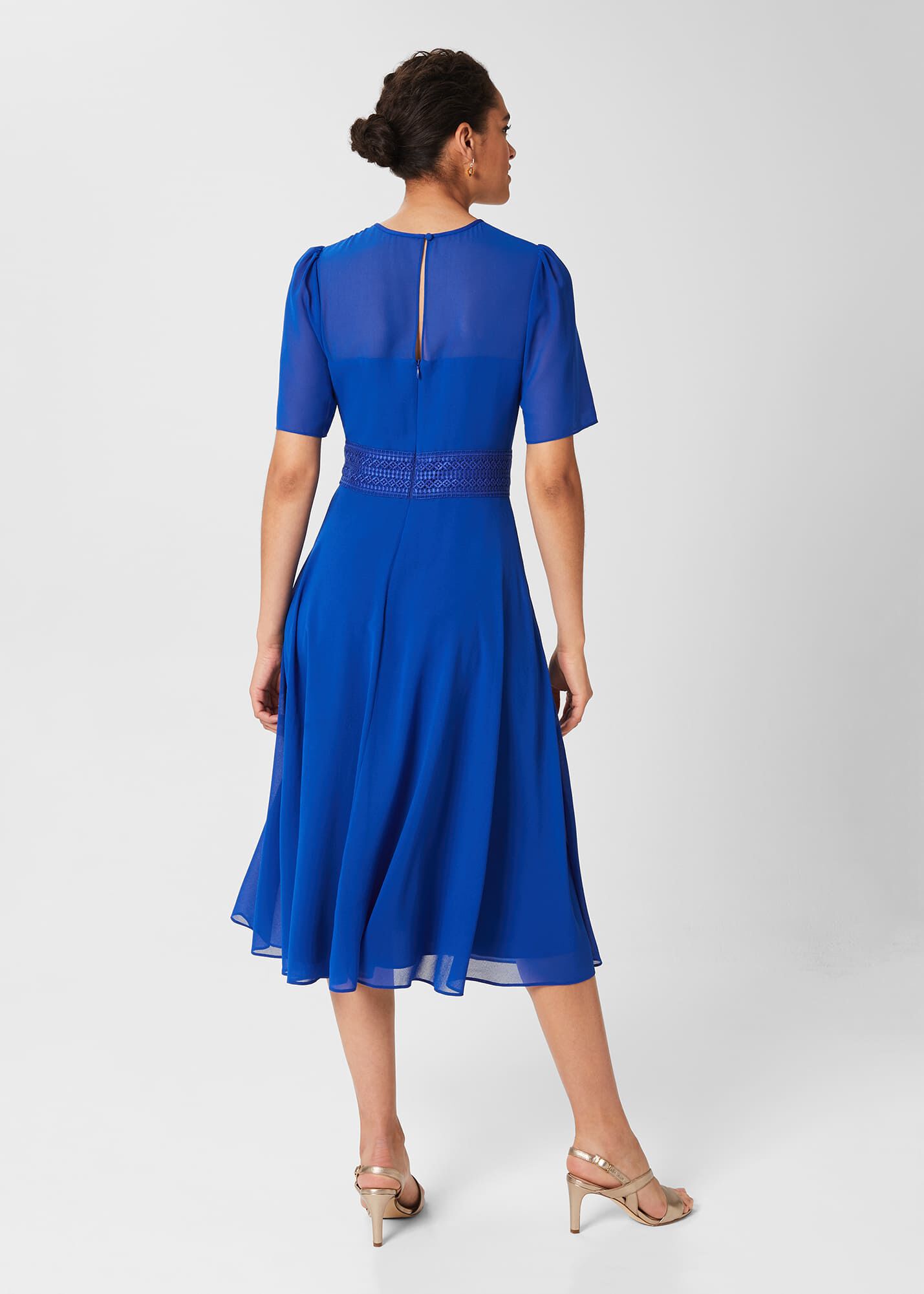 Hobbs cobalt blue dress top
