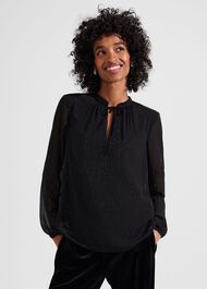 Amira Top, Black, hi-res