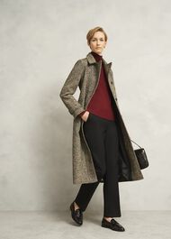 Lara Merino Rollneck Sweater, Beryl Red, hi-res