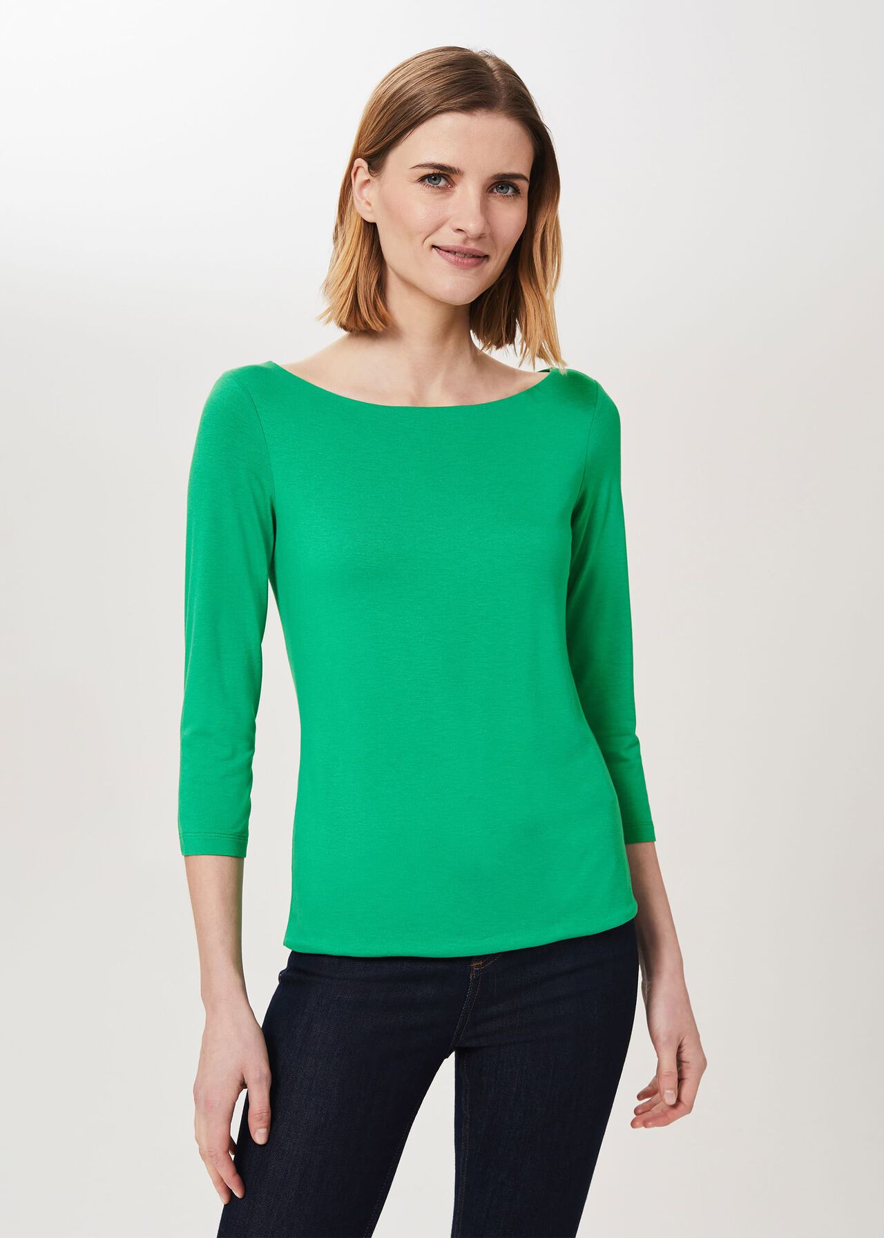 Sonya Double Fronted Top, Apple Green, hi-res