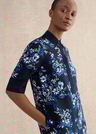 Marciella Dress, Navy Multi, hi-res