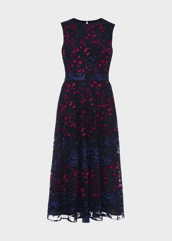 Kasia Floral Embroidered Dress