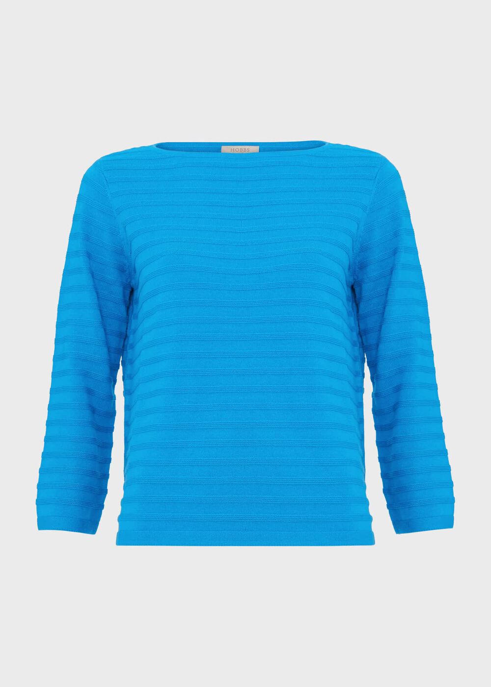 Nellie Cotton Jumper, Celadon Blue, hi-res