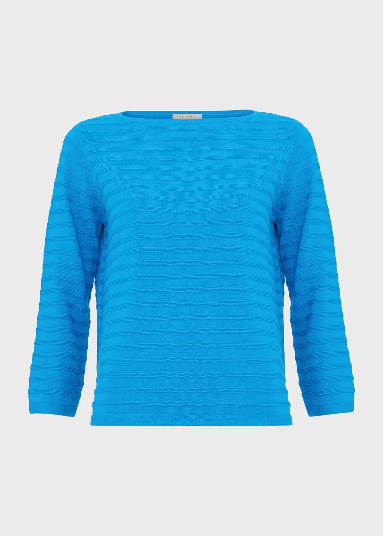 Nellie Cotton Jumper, Celadon Blue, hi-res