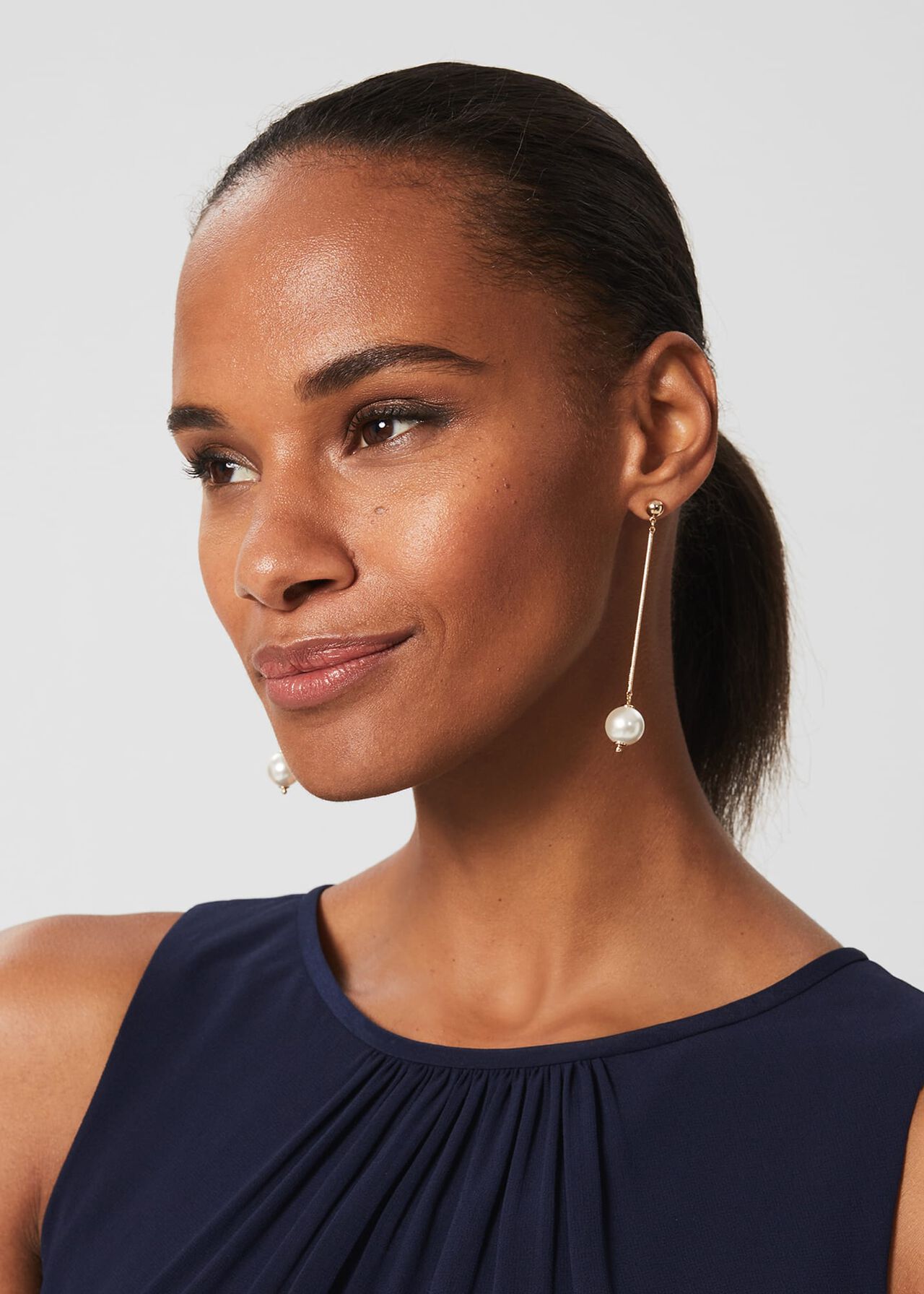 Sukey Drop Earring, Gold, hi-res