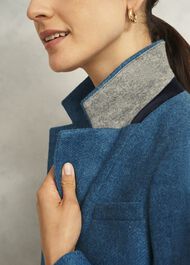 Lilla Wool Jacket, Blue, hi-res