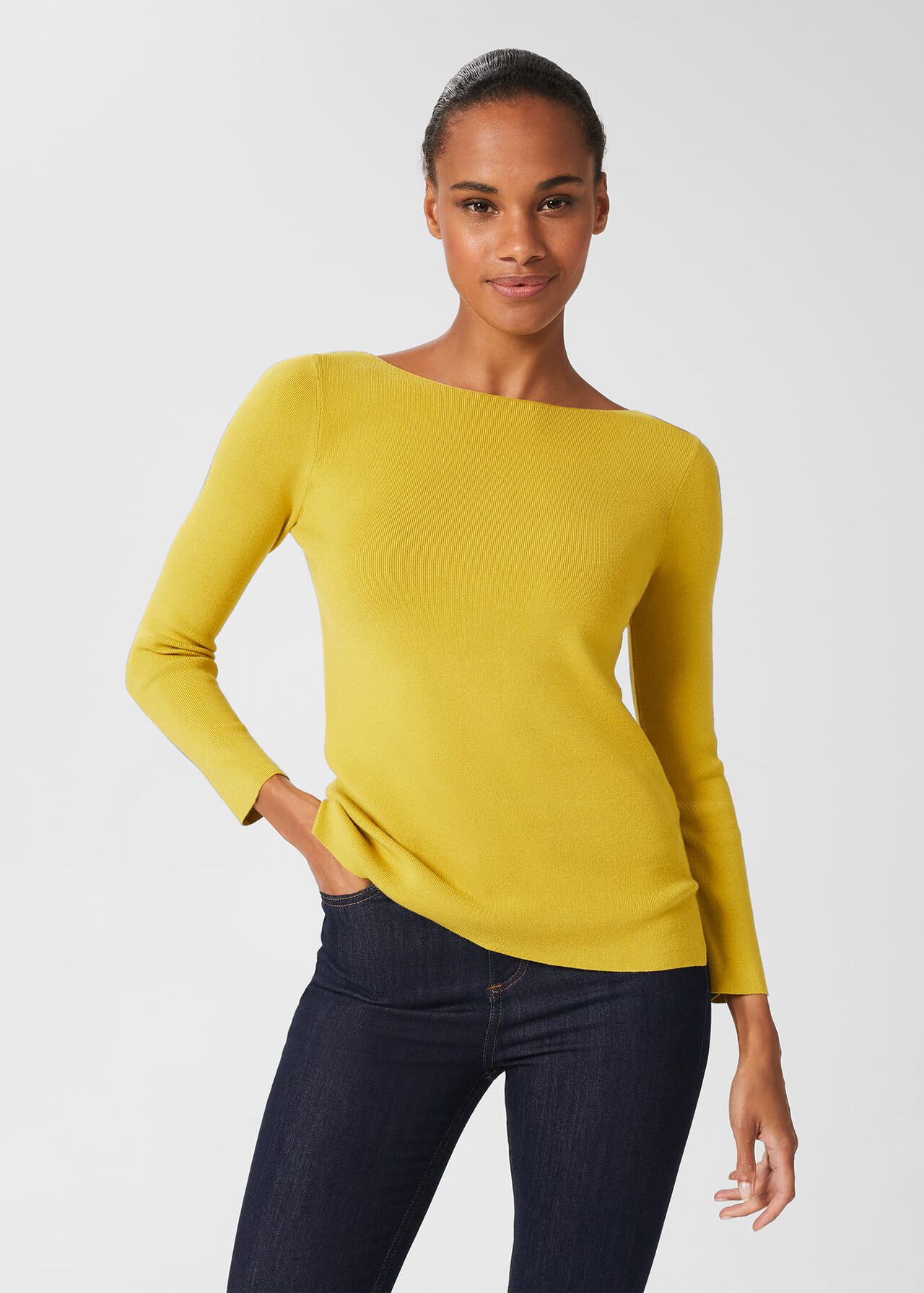 Cesci Sweater, Lemon Yellow, hi-res