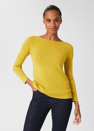 Cesci Jumper, Lemon Yellow, hi-res