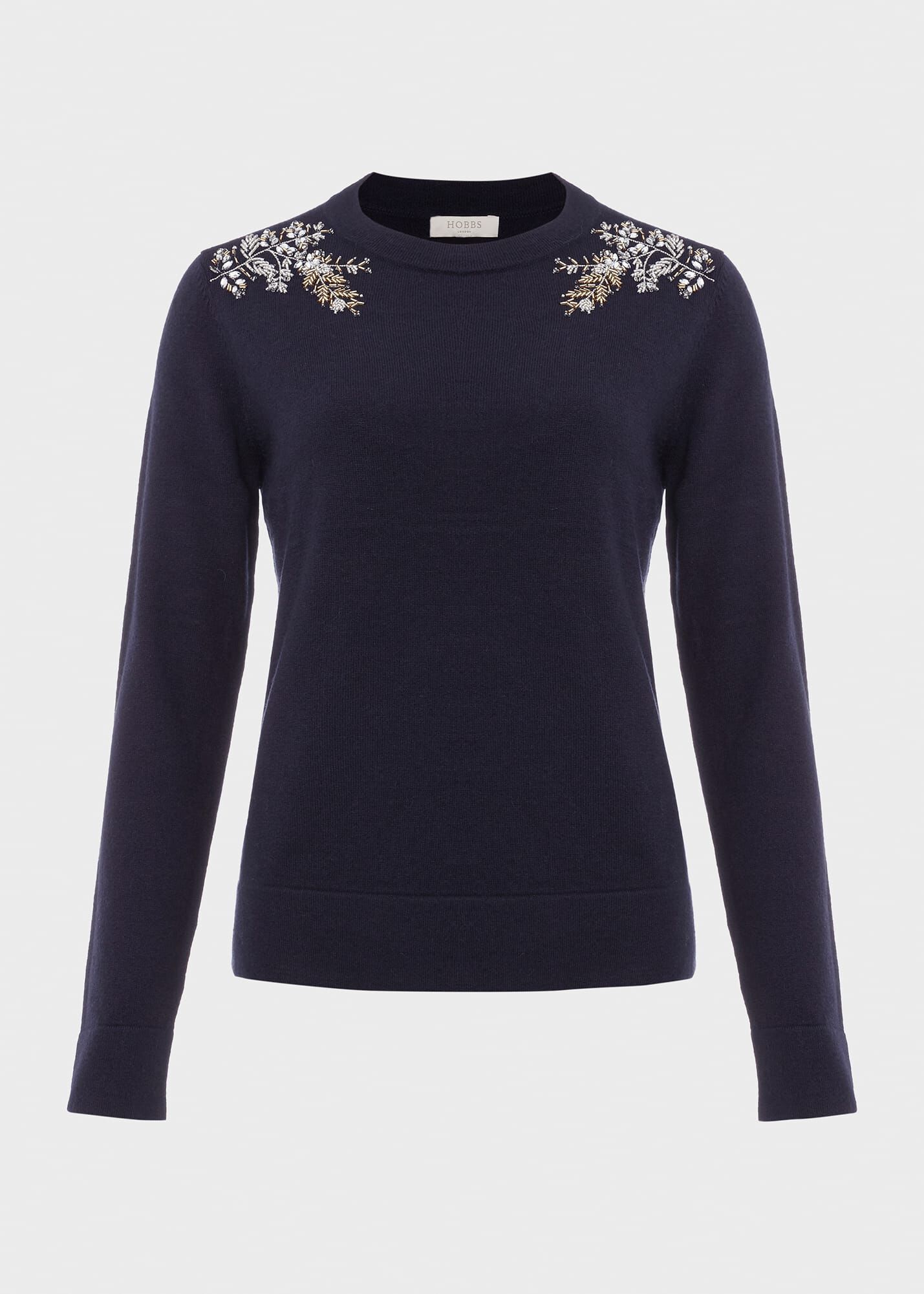 silver sequin jumper