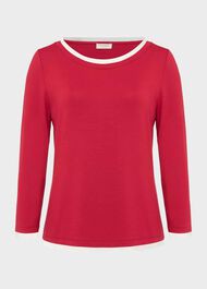 Delaney Top, Cranberry Pink, hi-res