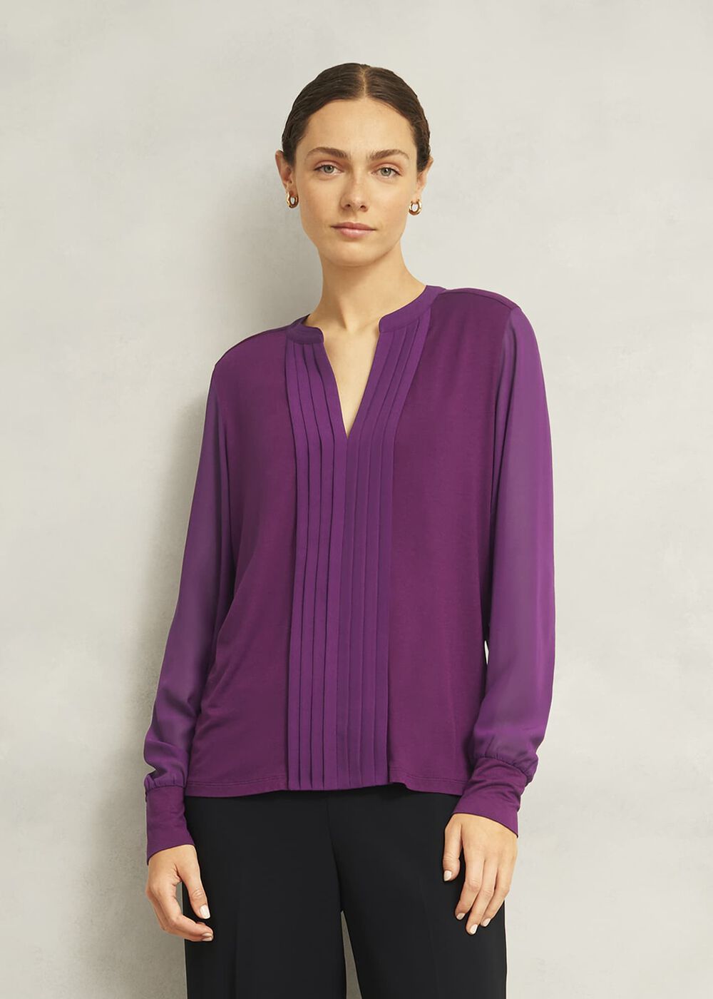 Darcy Top, Vibrant Purple, hi-res