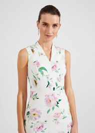 Suzanna Tweed Dress, Ivory Multi, hi-res