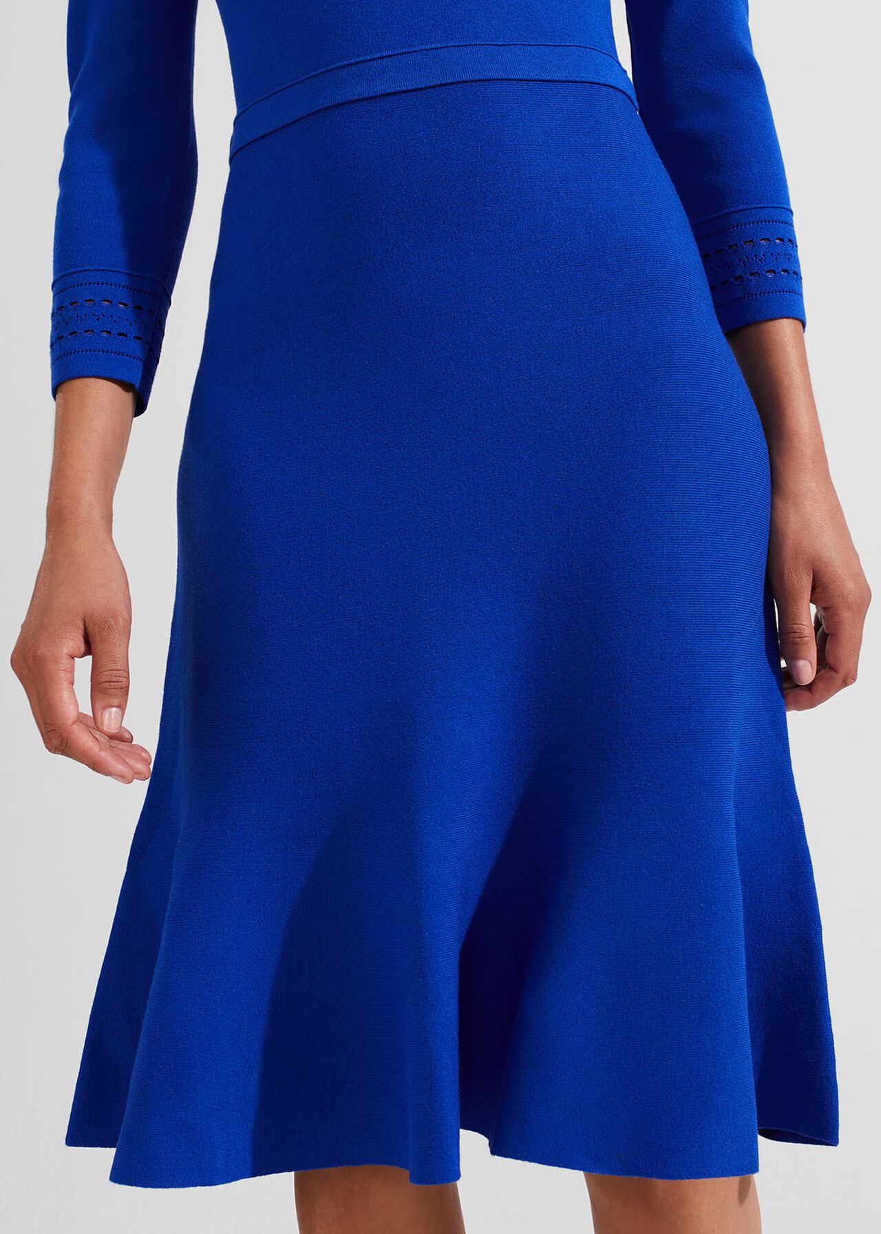 Quinn Knitted Dress, Egyptian Blue, hi-res