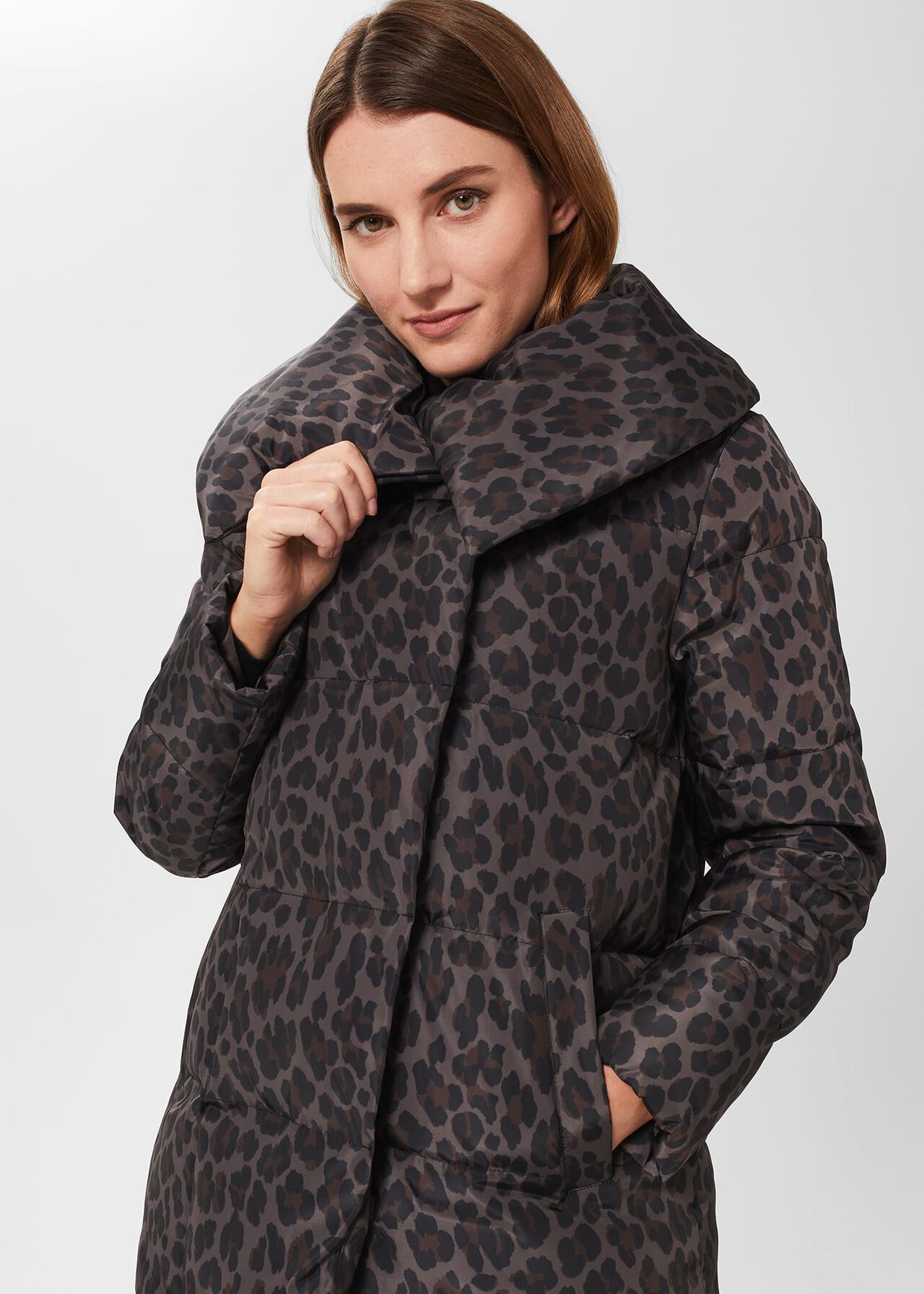 Samara Animal Print Puffer, Animal, hi-res