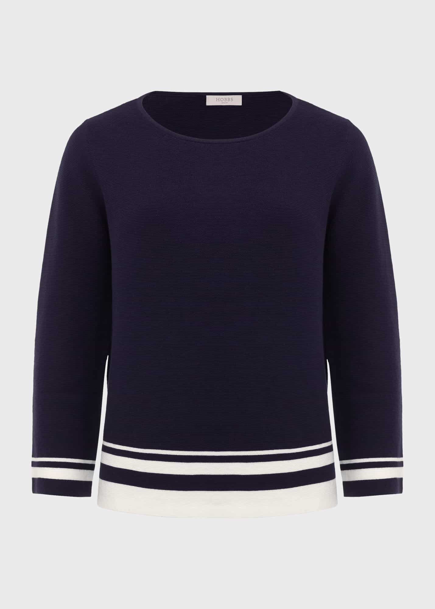 Hobbs clearance striped jumper
