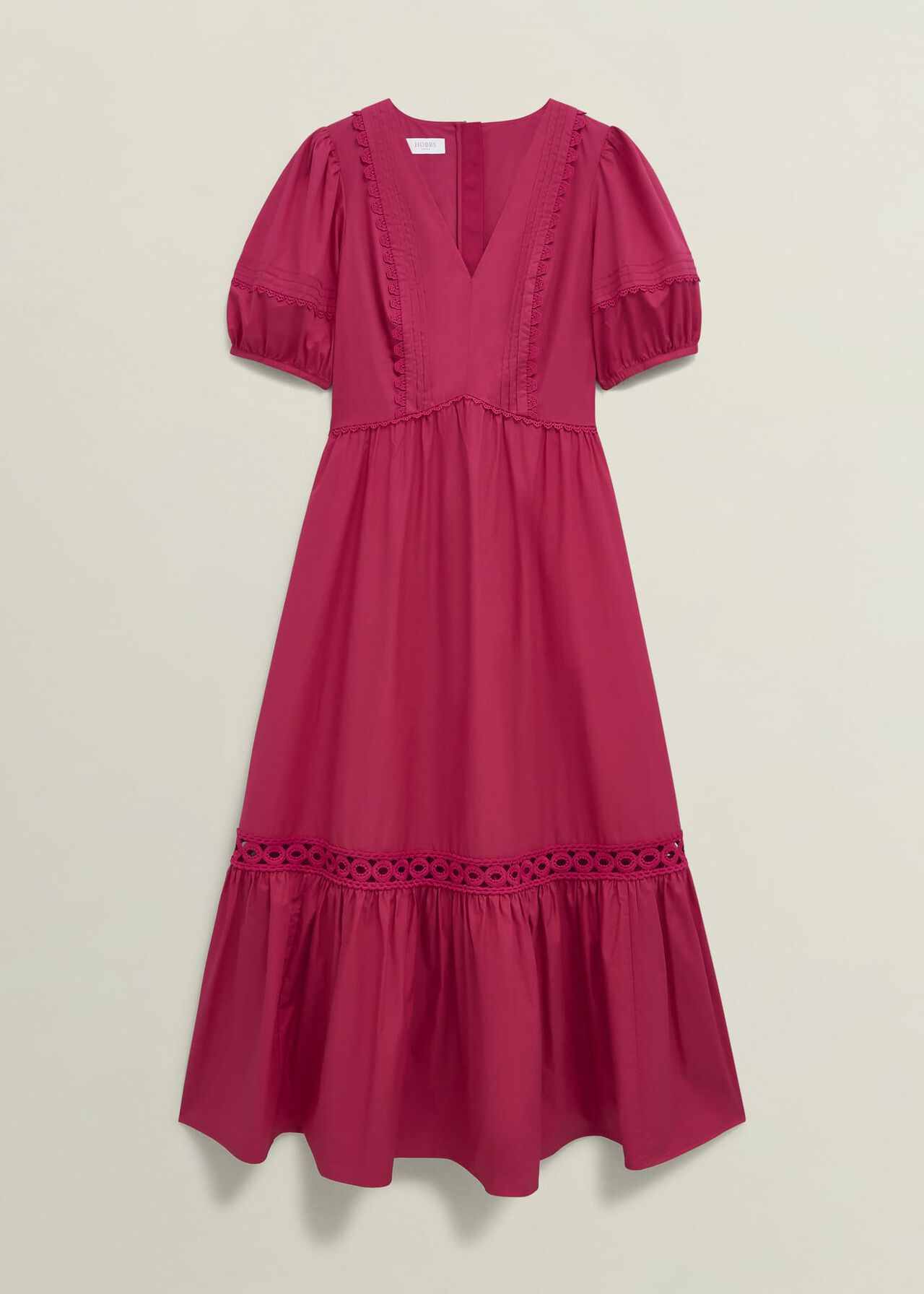 Harriet Dress, Bright Pink, hi-res