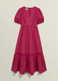 Harriet Dress, Bright Pink, hi-res