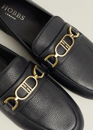 Pheobe Leather Loafers, Hobbs Navy, hi-res