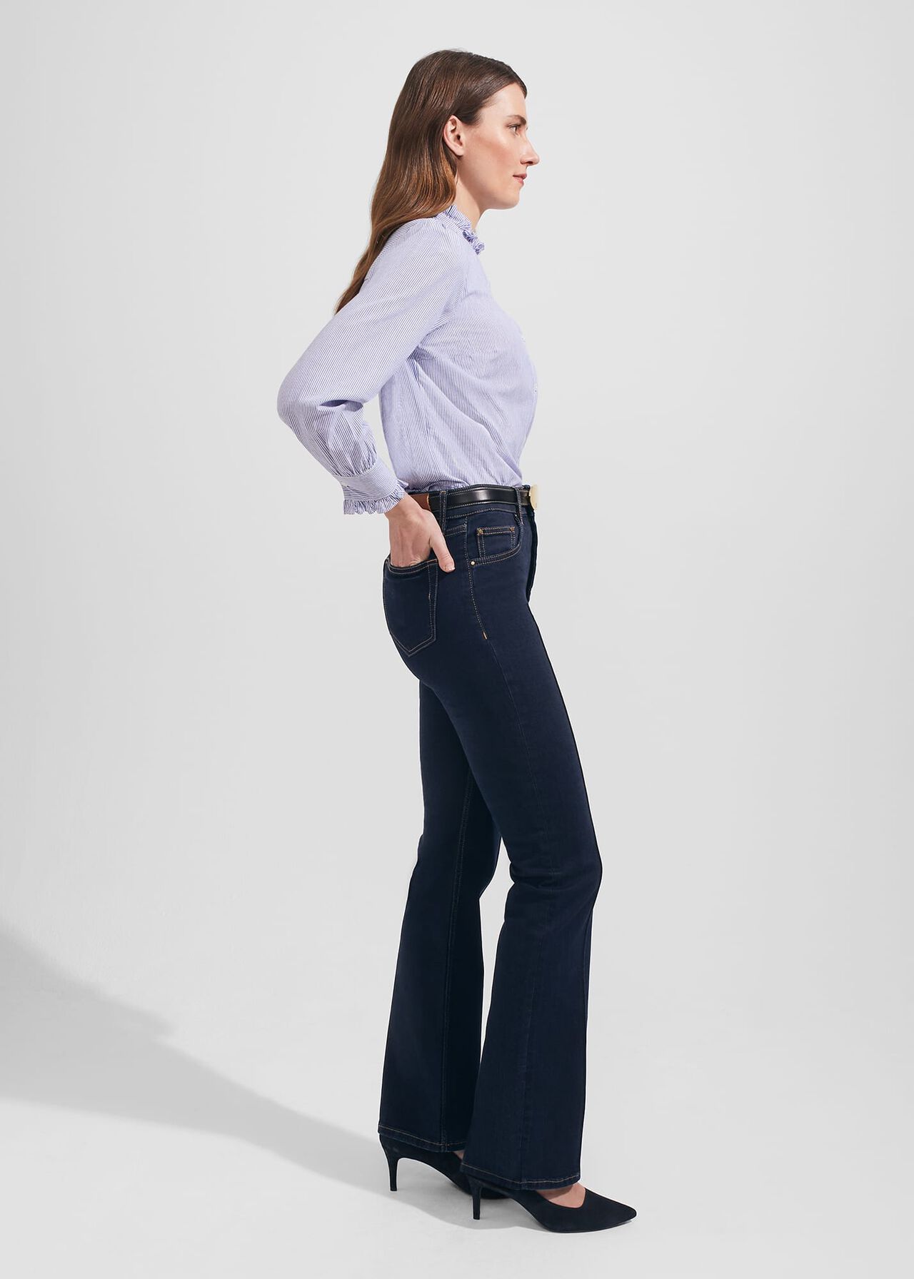 Niomi Pinseam Jeans, Indigo, hi-res