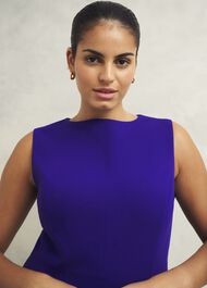 Petite Katia Dress, Cobalt Blue, hi-res
