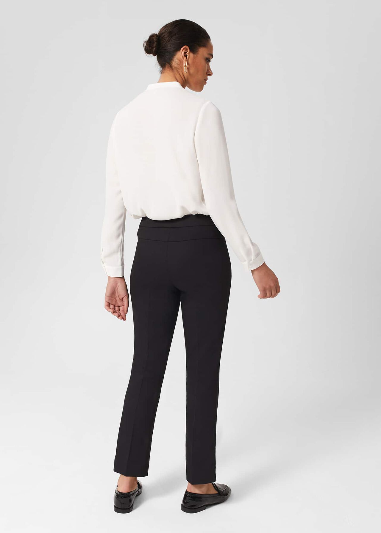 Petite Annie Trousers, Black, hi-res