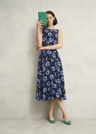 Petite Carly Dress, Midnight Multi, hi-res