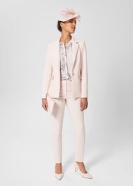 Kaia Slim Trousers, Pale Pink, hi-res