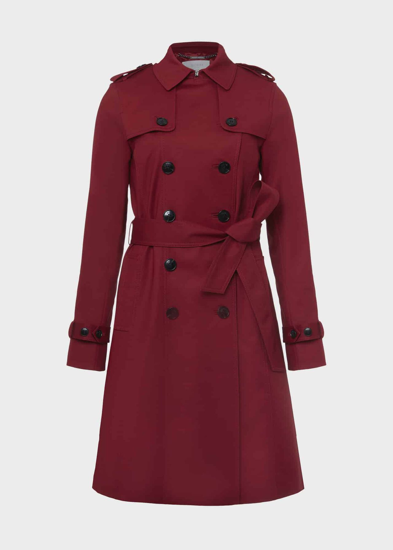 Petite Saskia Trench, Rhubarb Red, hi-res