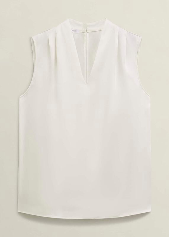 Ivory Nina Satin Blouse