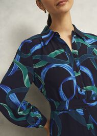 Alis Dress, Navy Multi, hi-res