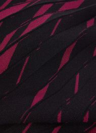 Reva Knitted Dress, Black Plum, hi-res