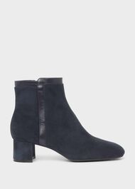 Iro Suede Ankle Boots, Navy, hi-res
